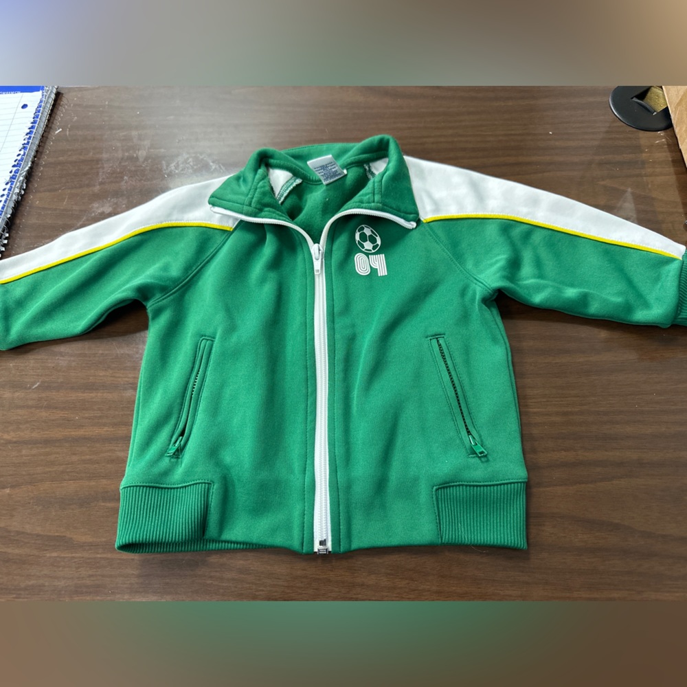 Green Boys Soccer Hoodie